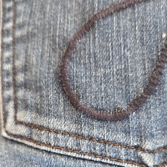 Classic Dark Blue Straight Leg Jeans - Picture 6 of 11